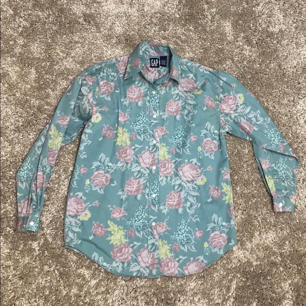 Gap Floral Blouse Women’s Small